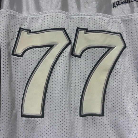 Vintage Y2K Lowrider Magazine #77 Football Jersey Chicano LA Raiders Men's XXL - Picture 6 of 11